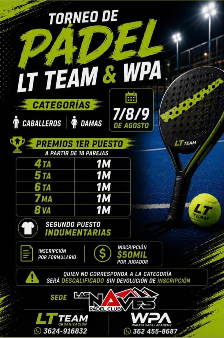 Torneo de Pádel | LT Team & WPA