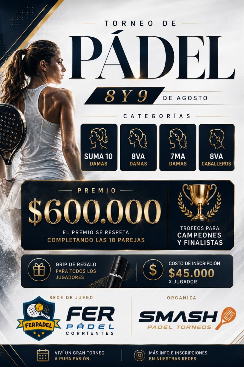 Torneo de Pádel | Smash Padel Torneos