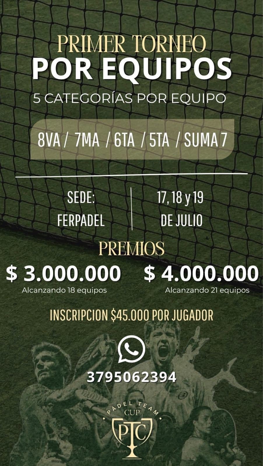Torneo por Equipos | Pádel Team Cup